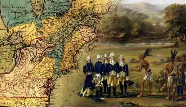 indian treaty greenville map north america 1700s