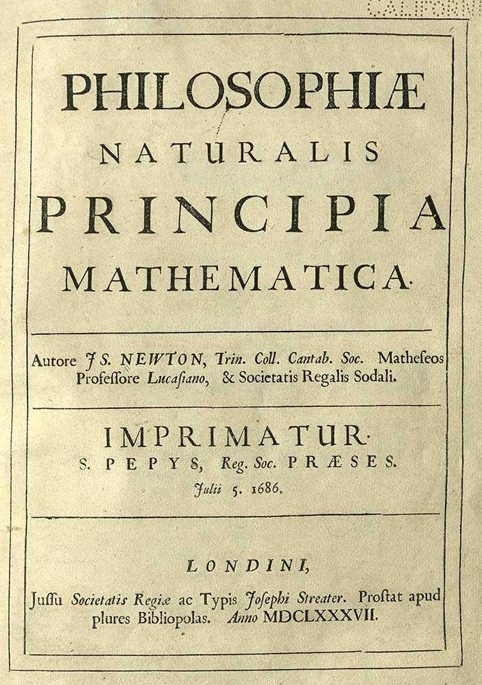 isaac newton principia publication