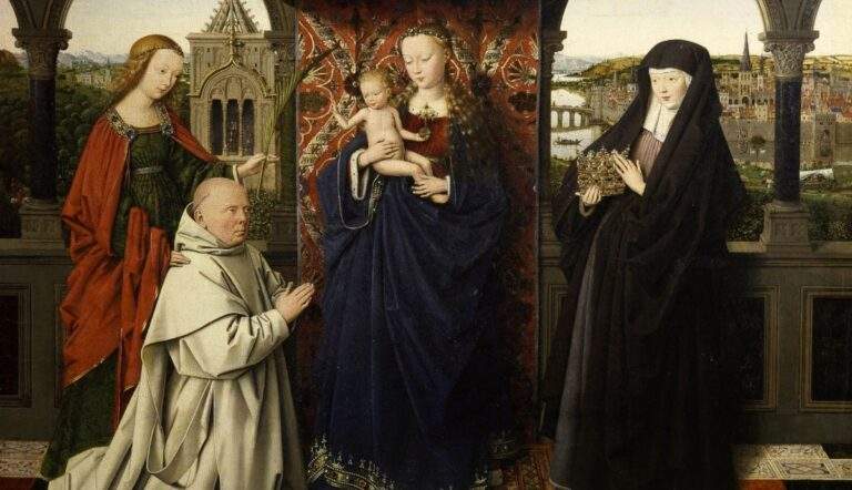 jan-van-eyck-virgin-child-stants-donor-painting