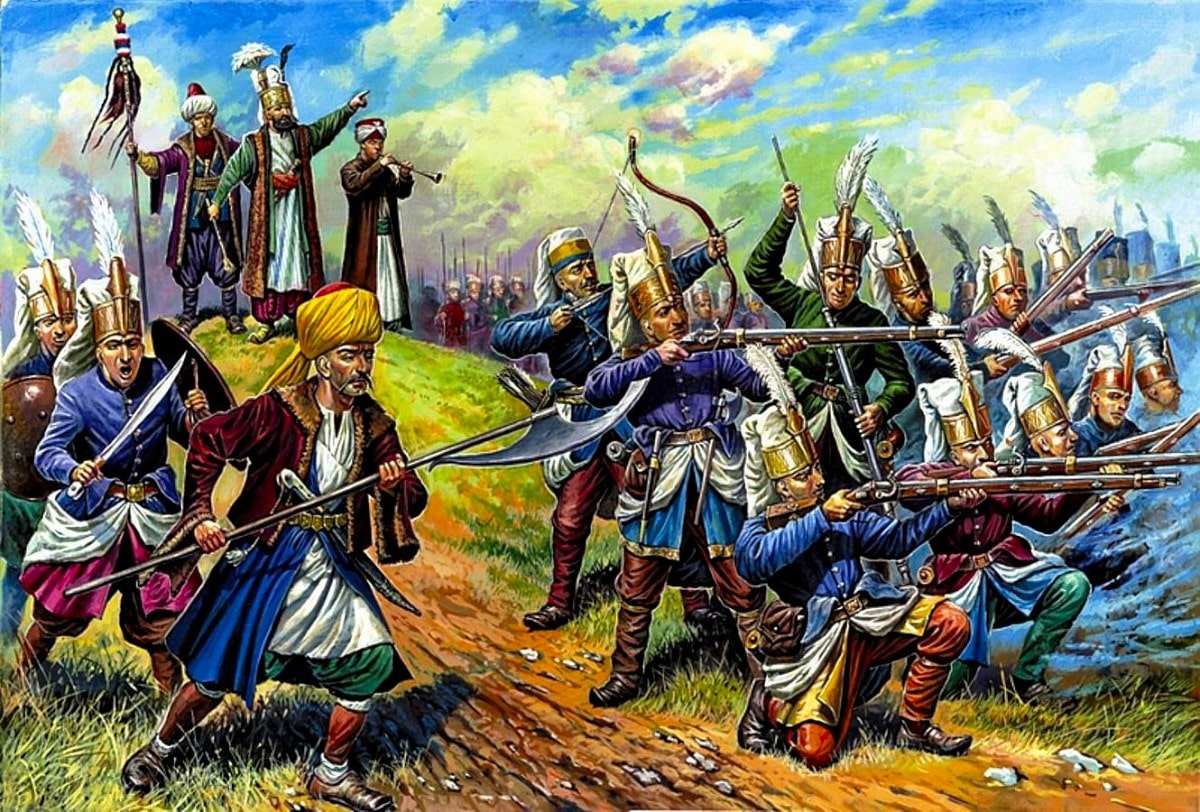 janissaries ottoman first guns
