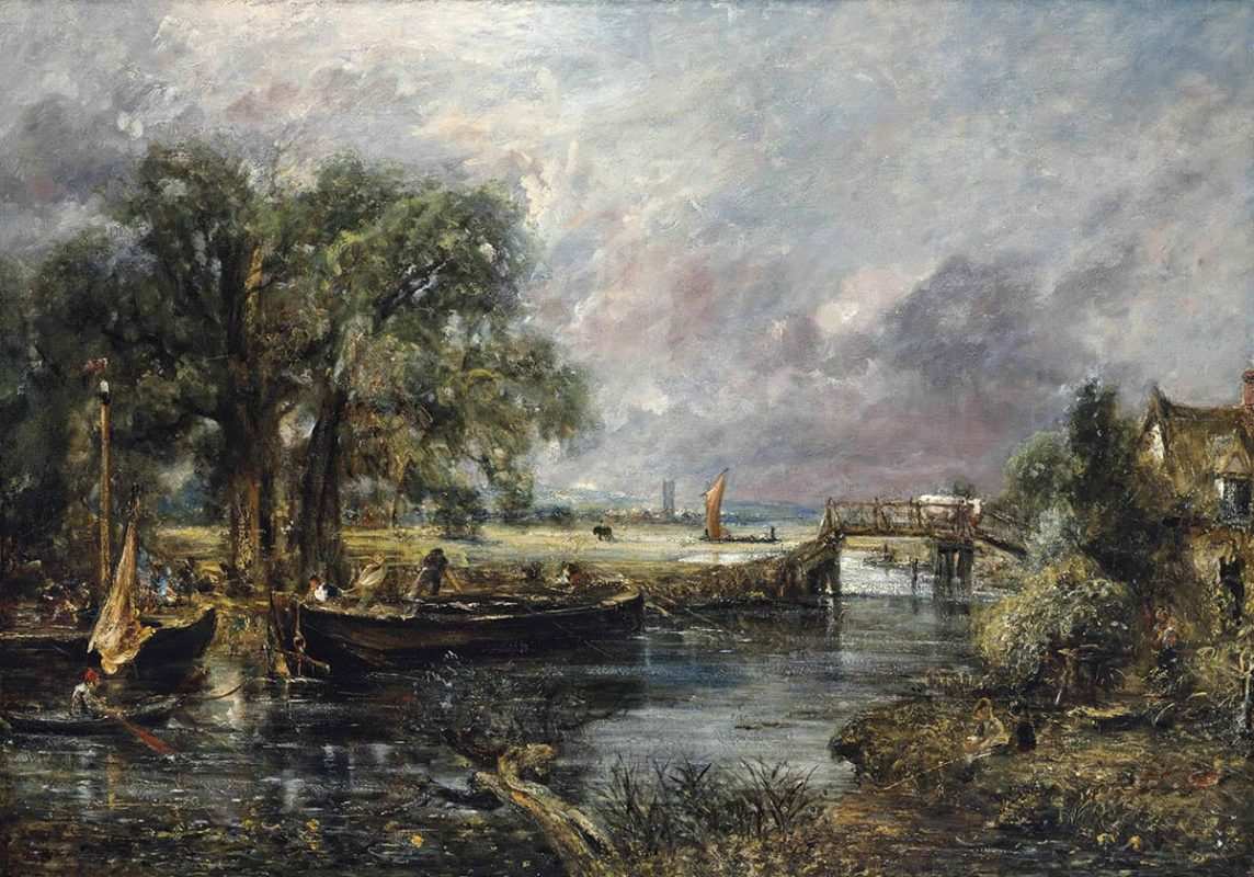 john constable view on the stour