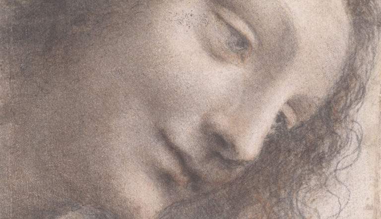Leonardo Da Vinci’s Science Of Painting, a study of the Virgin smiling for the Saint Anne painting.