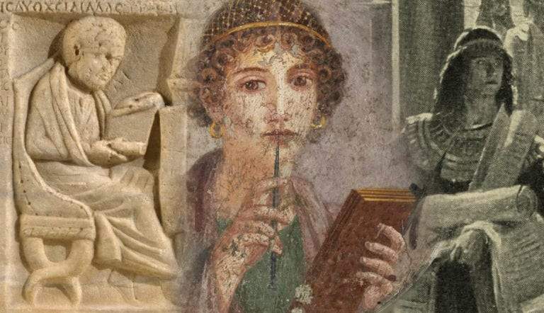Scholars in the Library of Alexandria
