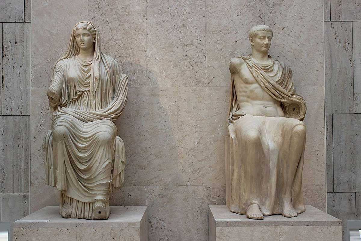 livia tiberius statues