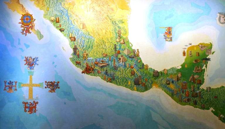 cultural map mesoamerica