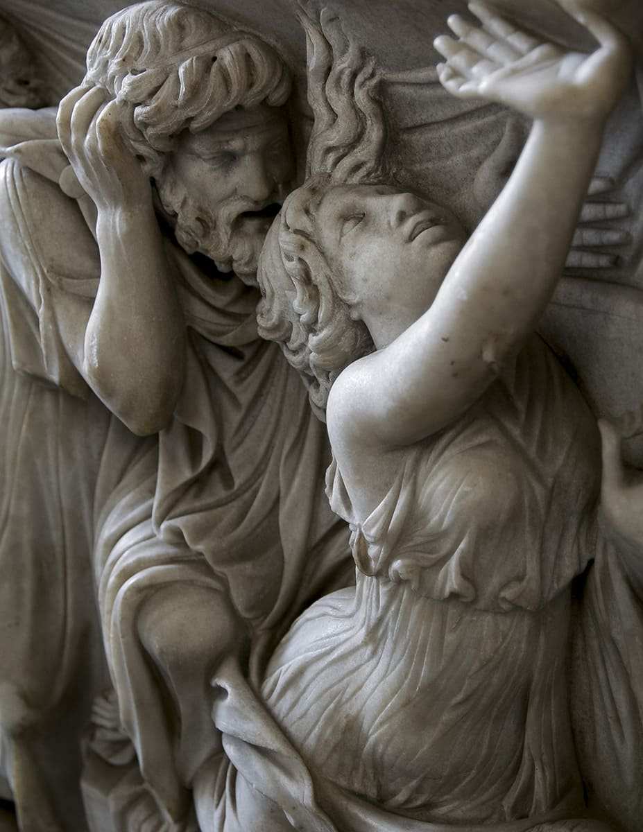 medea sarcophagus creon dying daughter creusa