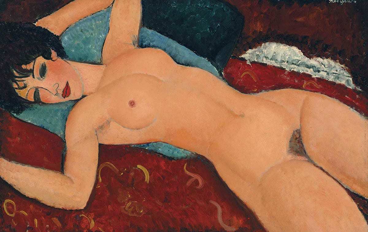 modigliani auction painting nu couche