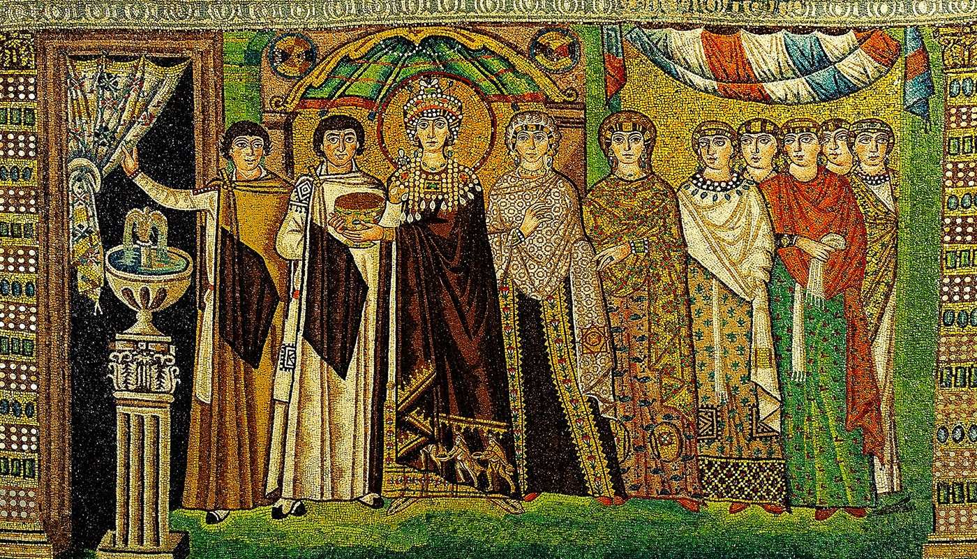 mosaic theodora basilica san vitale ravenna