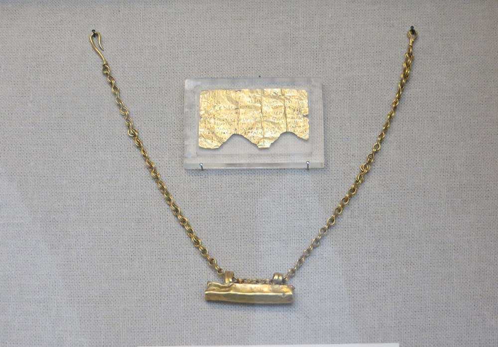 orphic gold tablet petelia british museum london