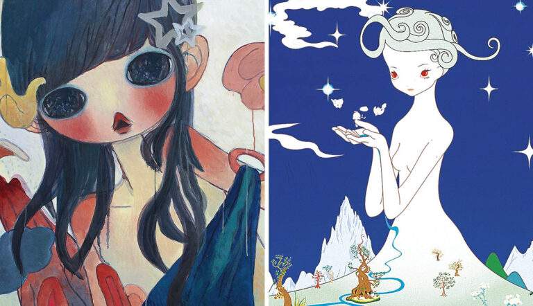 paintings by aya takano and chiho aoshima