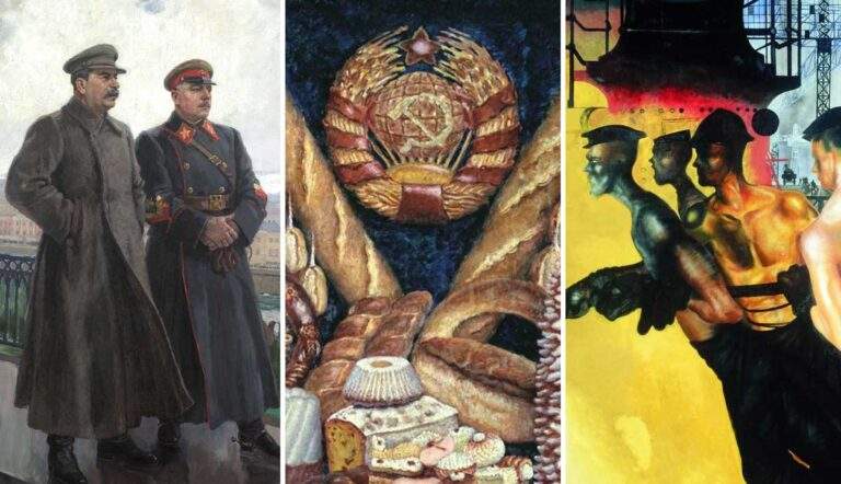 paintings of soviet union socialist realism