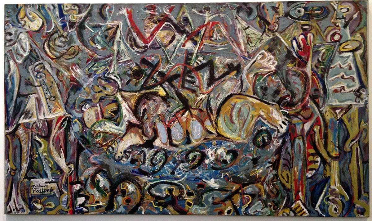 Pasiphaë, Jackson Pollock, 1943, via The Met
