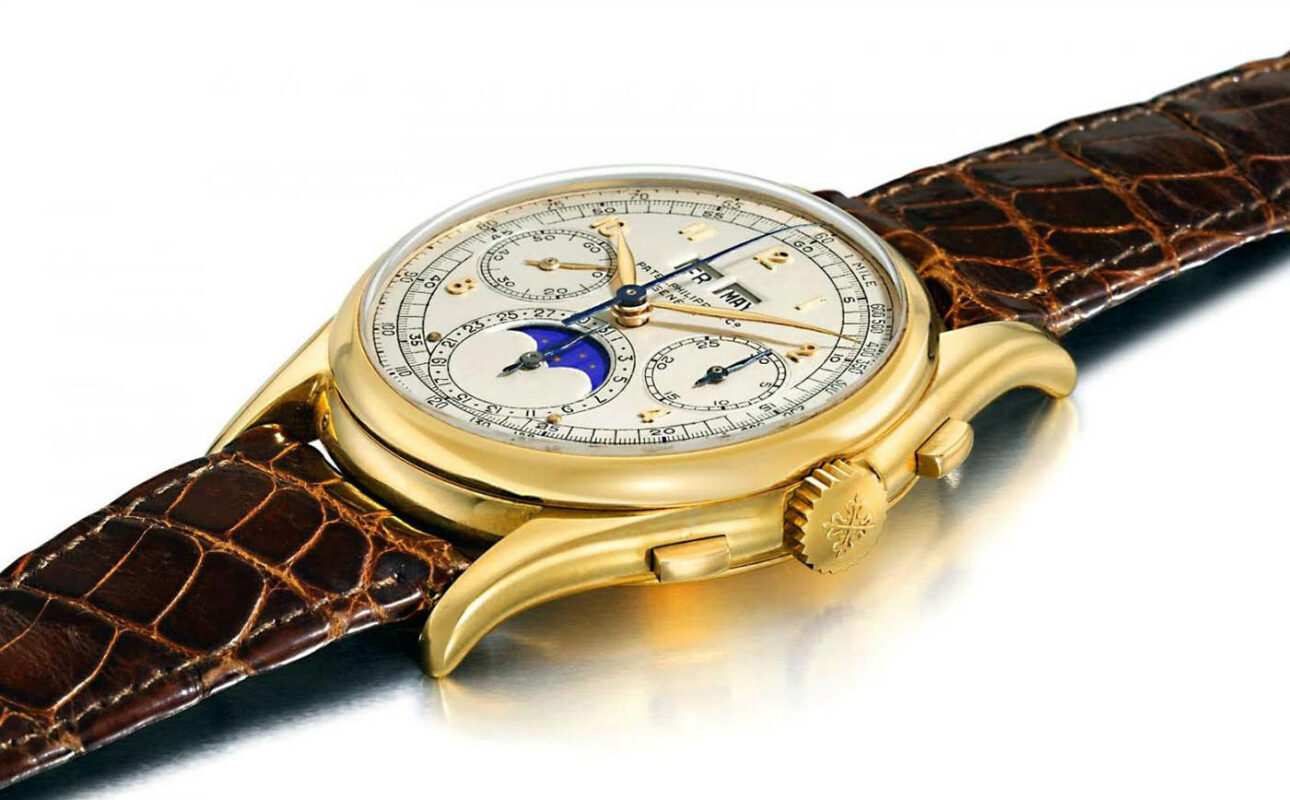 patek philippe gold chronograph