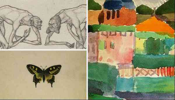 Watercolor and drawings by Paul Klee