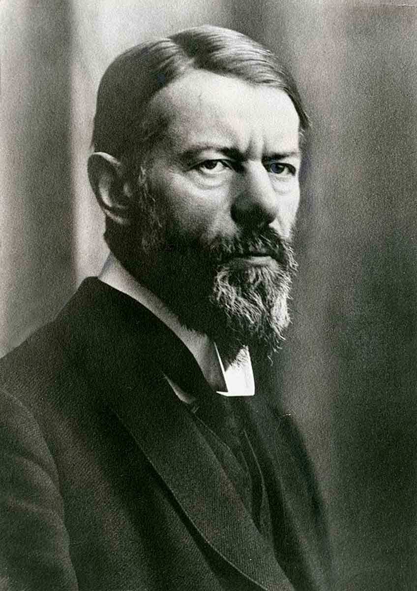 photo of max weber 1918
