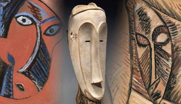 picasso paintings compared with african masks