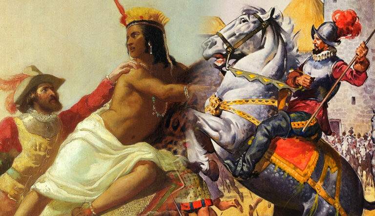 pizarro seizing conquistadors inca empire