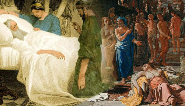 plague in antiquity death of pericles paintings