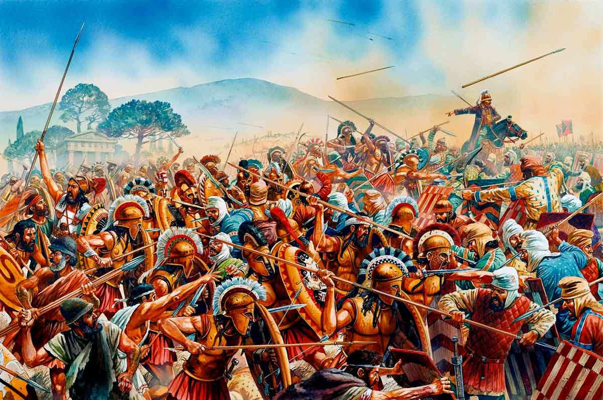 plataea battle illustration
