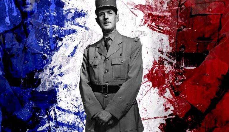 portrait Charles de Gaulle saved france