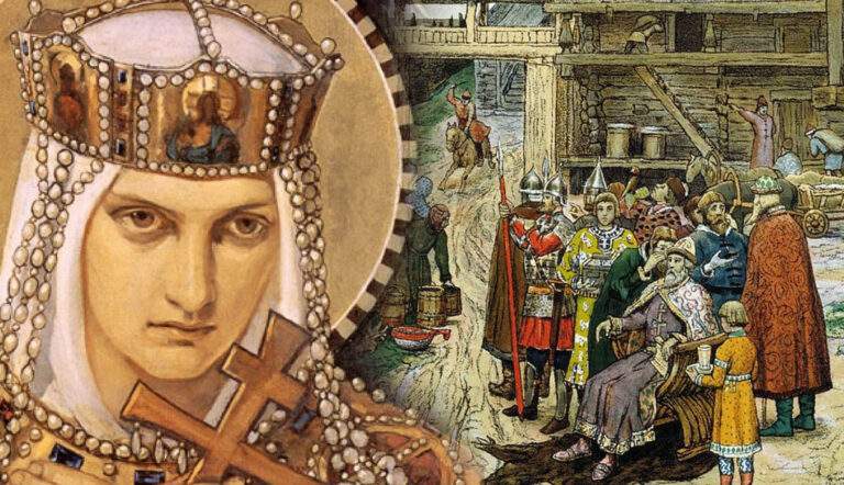portrait olga of kiev medieval religious
