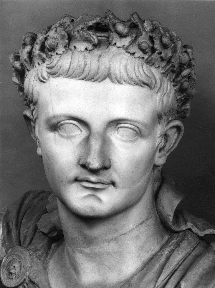 portrait tiberius roman emperors