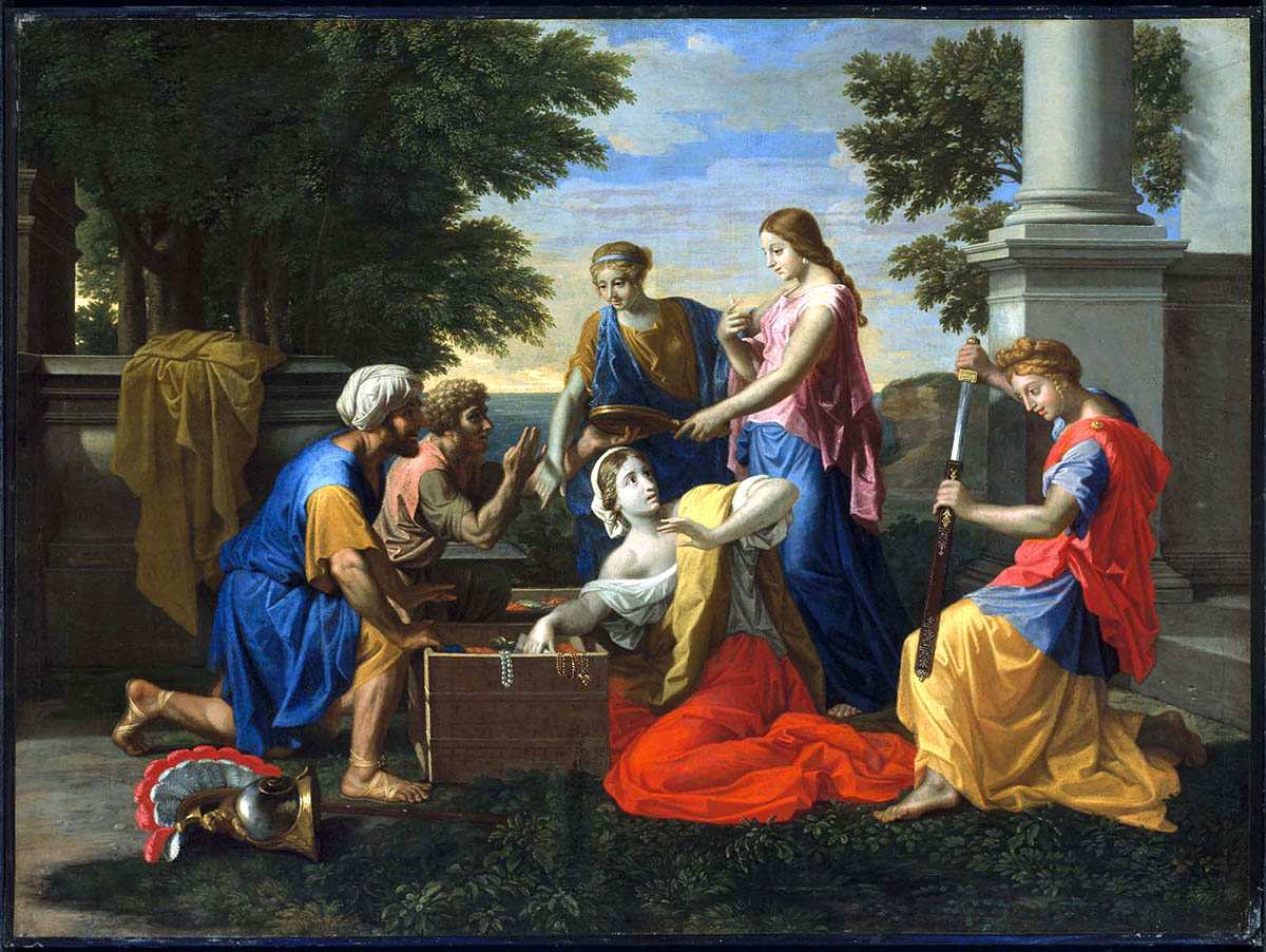 Poussin painting Achilles Akyros