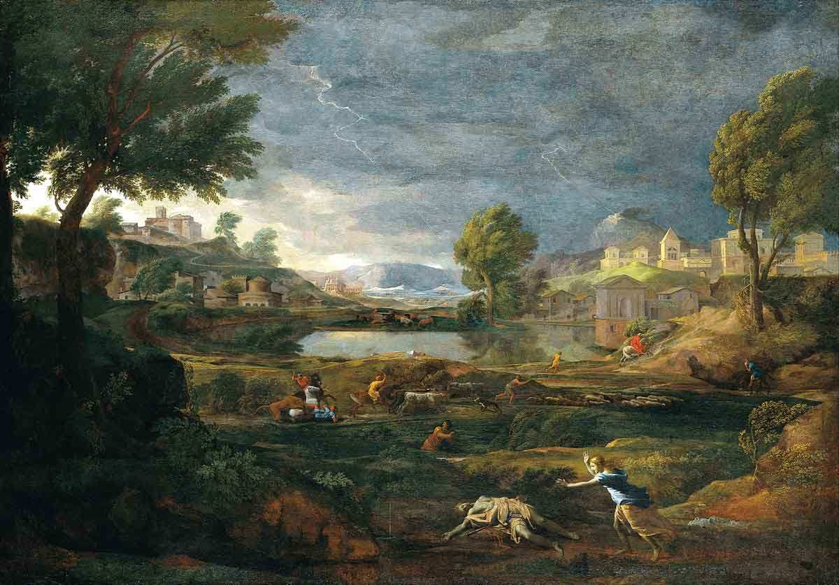 poussin landscape painting 1651