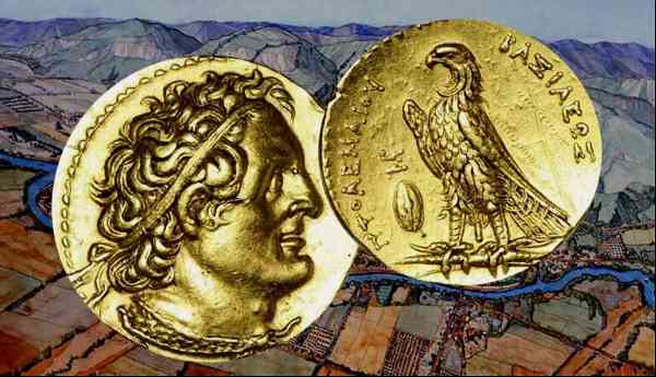 ptolemy king coin antioch golvin drawing