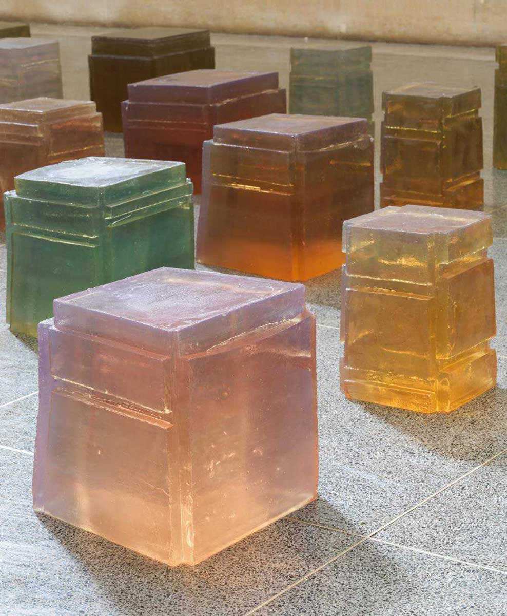 rachel whiteread one hundred spaces resin casts