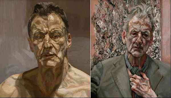 2 self portraits of the artist