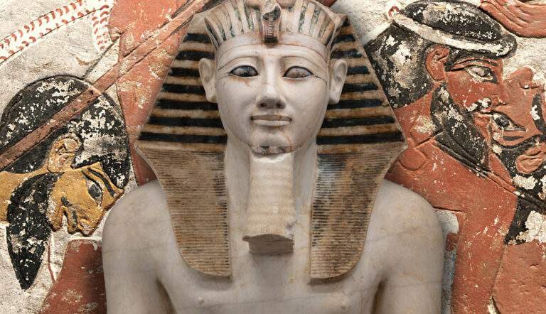 relief battle of meggido bust pharaoh thutmose iii