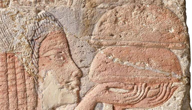 Egyptian Relief depicting the Nurse Tia
