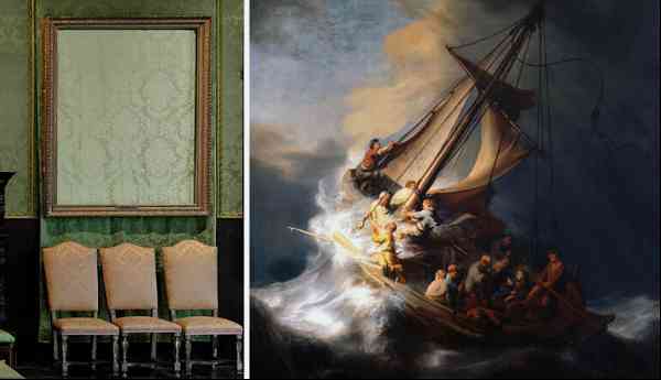 rembrandt stolen painting sea gallilee gardner