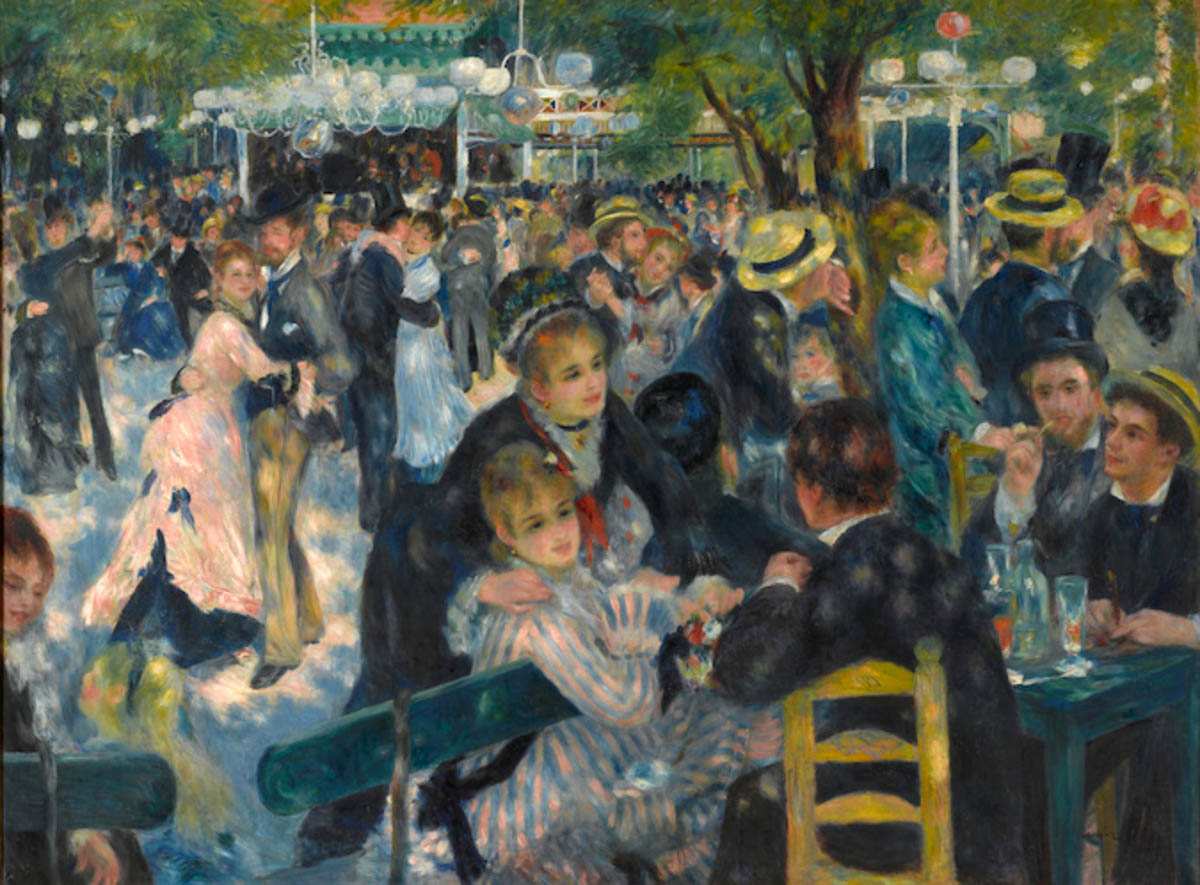 renoir ball moulin galette painting