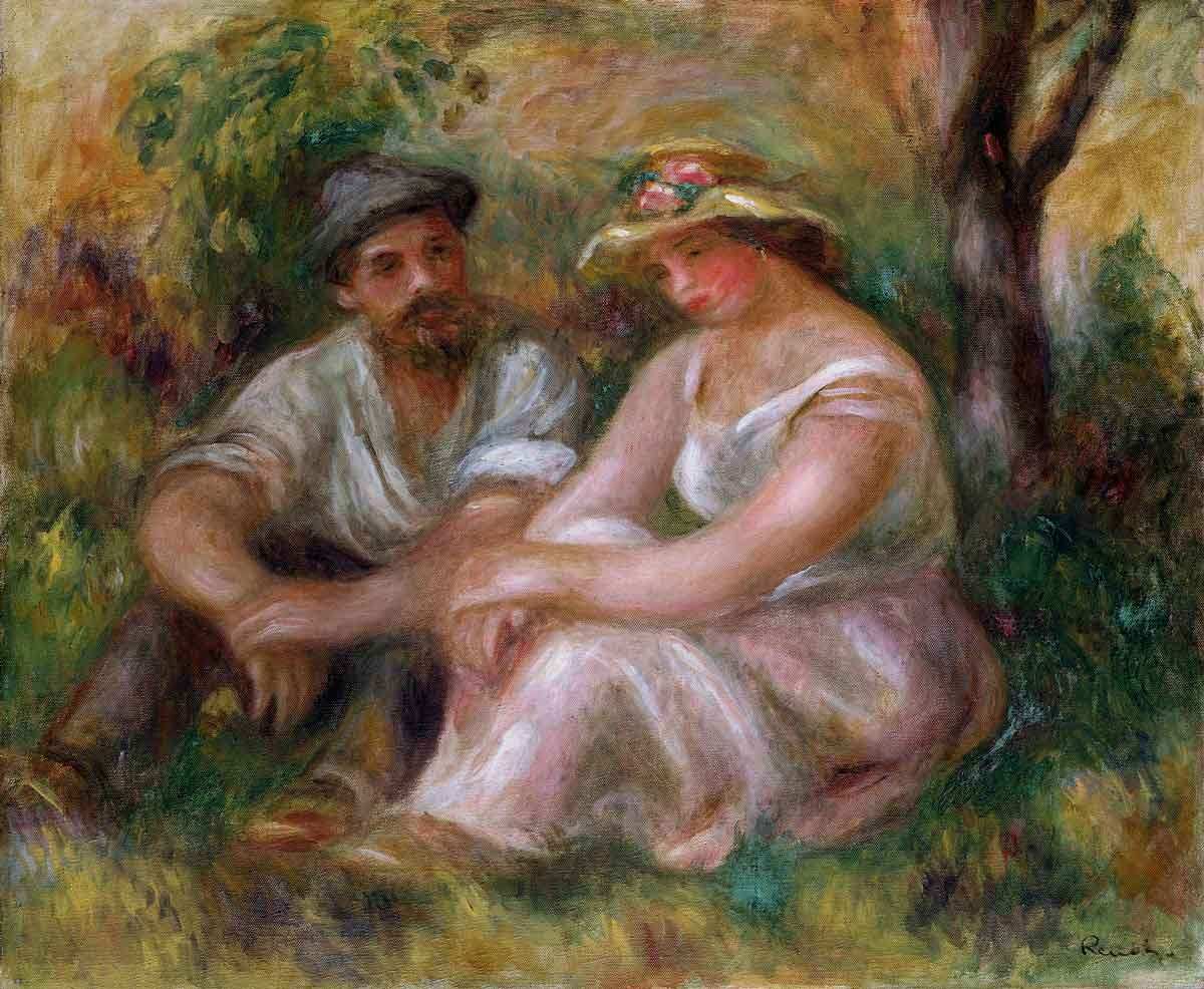 renoir conversation painting