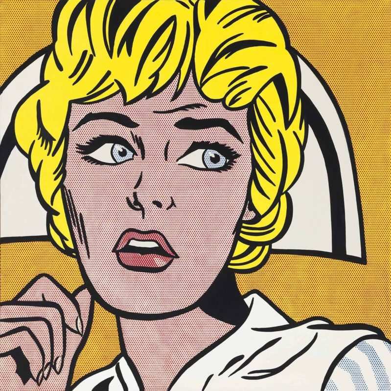 roy lichtenstein nurse pop art