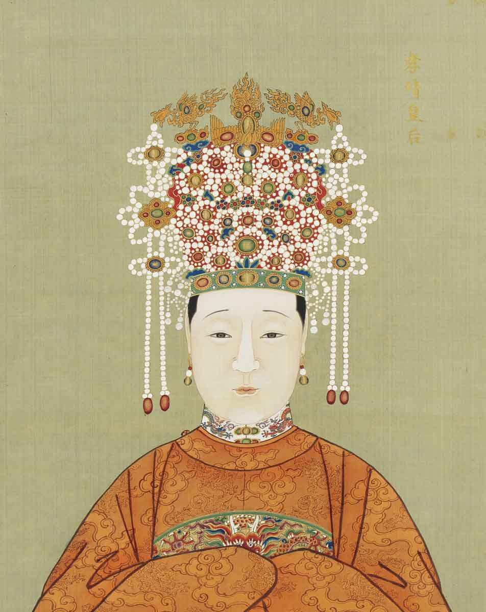 royal portrait empress dowager xiaojing imperial harems