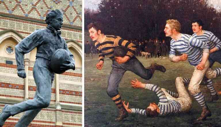rugby history statue yorkshire 1877