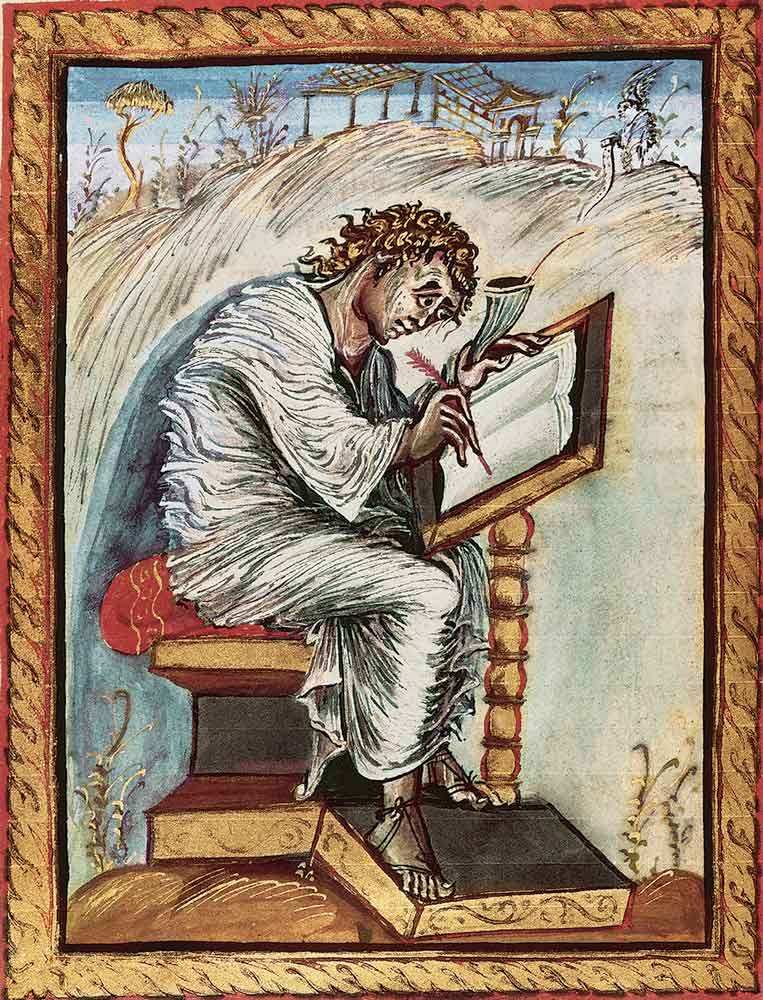 saint matthew ebbo gospels manuscript illumination
