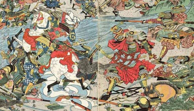 sengoku jidai battle kawanakajima katsukawa shuntei