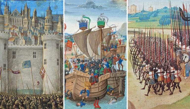 siege antioch battle sluys and agincourt illustrations