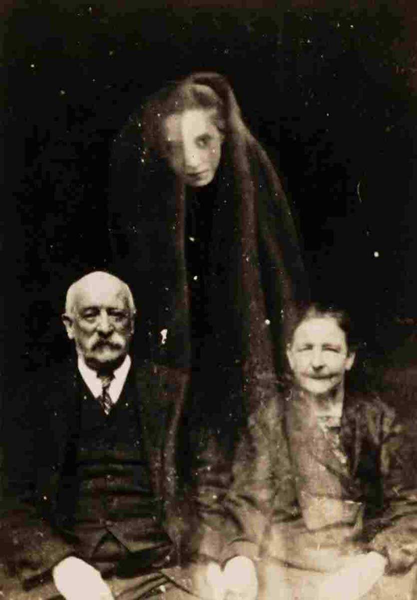 spirit photography hope couple 1900