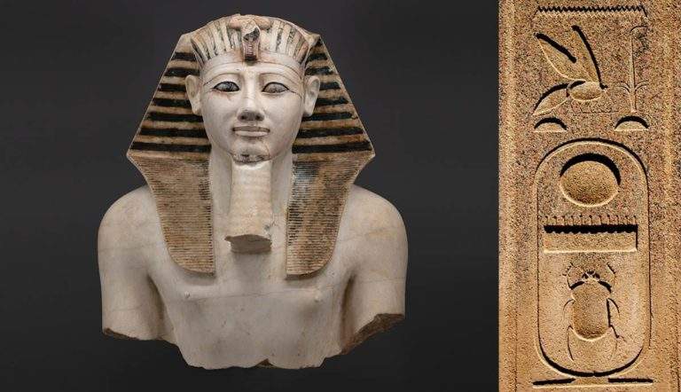 bust statue thutmose iii