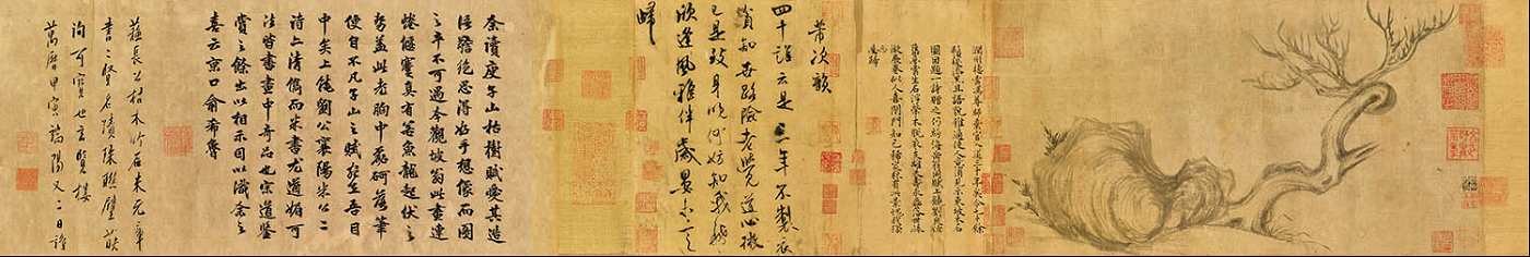 Su Shi, Wood and Rock, 1037-1101