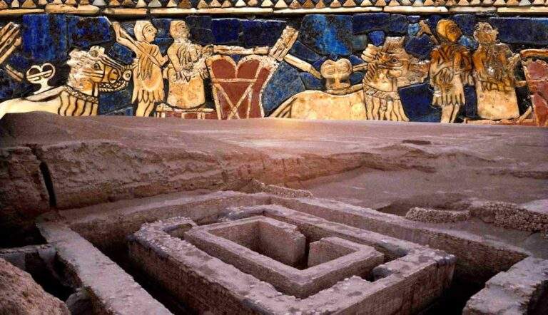 sumerian chariots uruk ruins photo