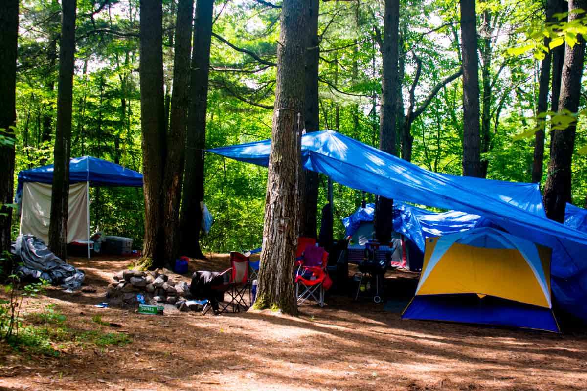 tents woods