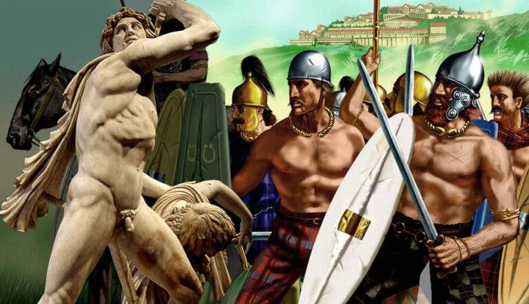the galatians celtic warriors ludovisi gaul statue