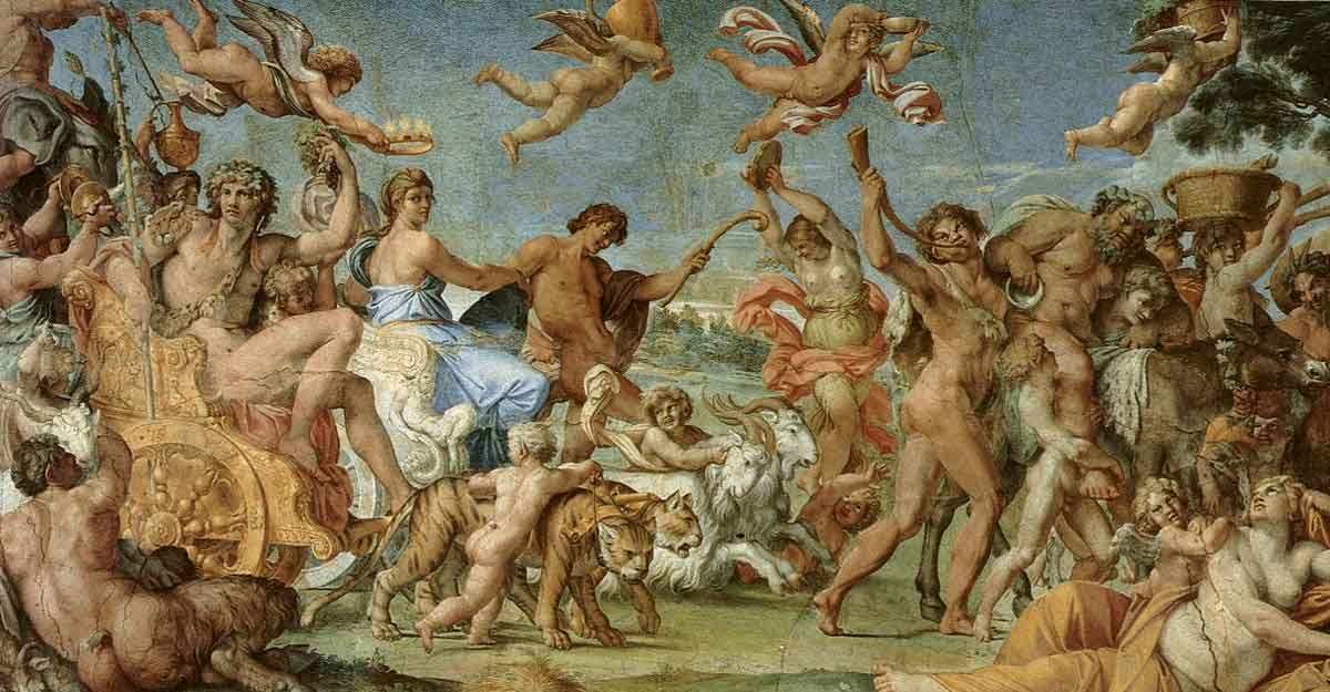 the triumph of bacchus and adrianne