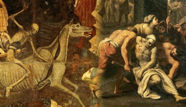 triumph death fresco and plague rome black death